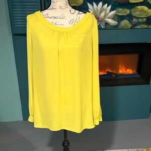 LOFT Bright Yellow Women's Top